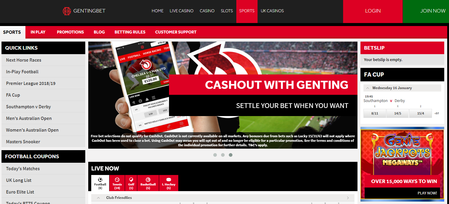 Genting Sports Betting for Bestonlinefreebets.com